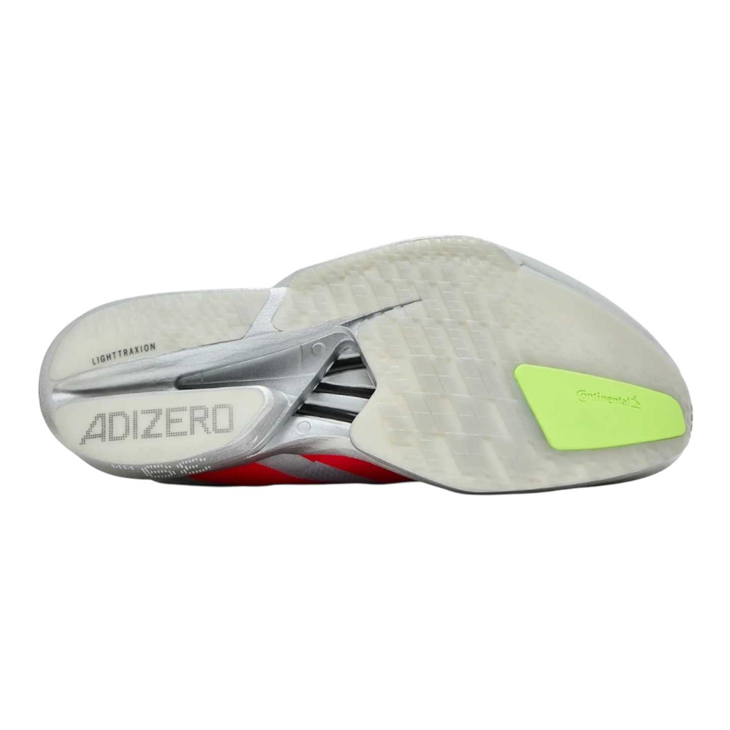 حذاء أديداس أديزيرو أديوس برو 4 "رمادي بأحمر لامع رمادي"