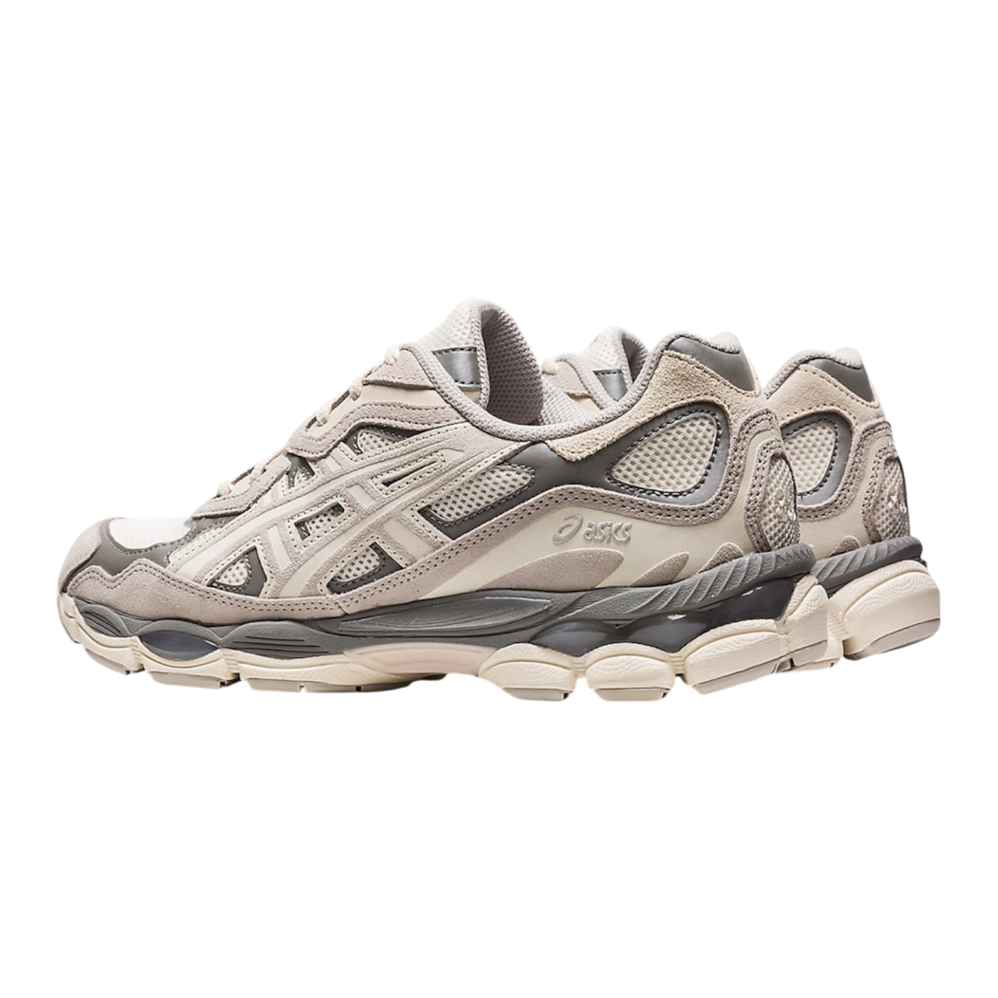 حذاء أسيكس جيل نيويورك "كريم أويستر جراي"