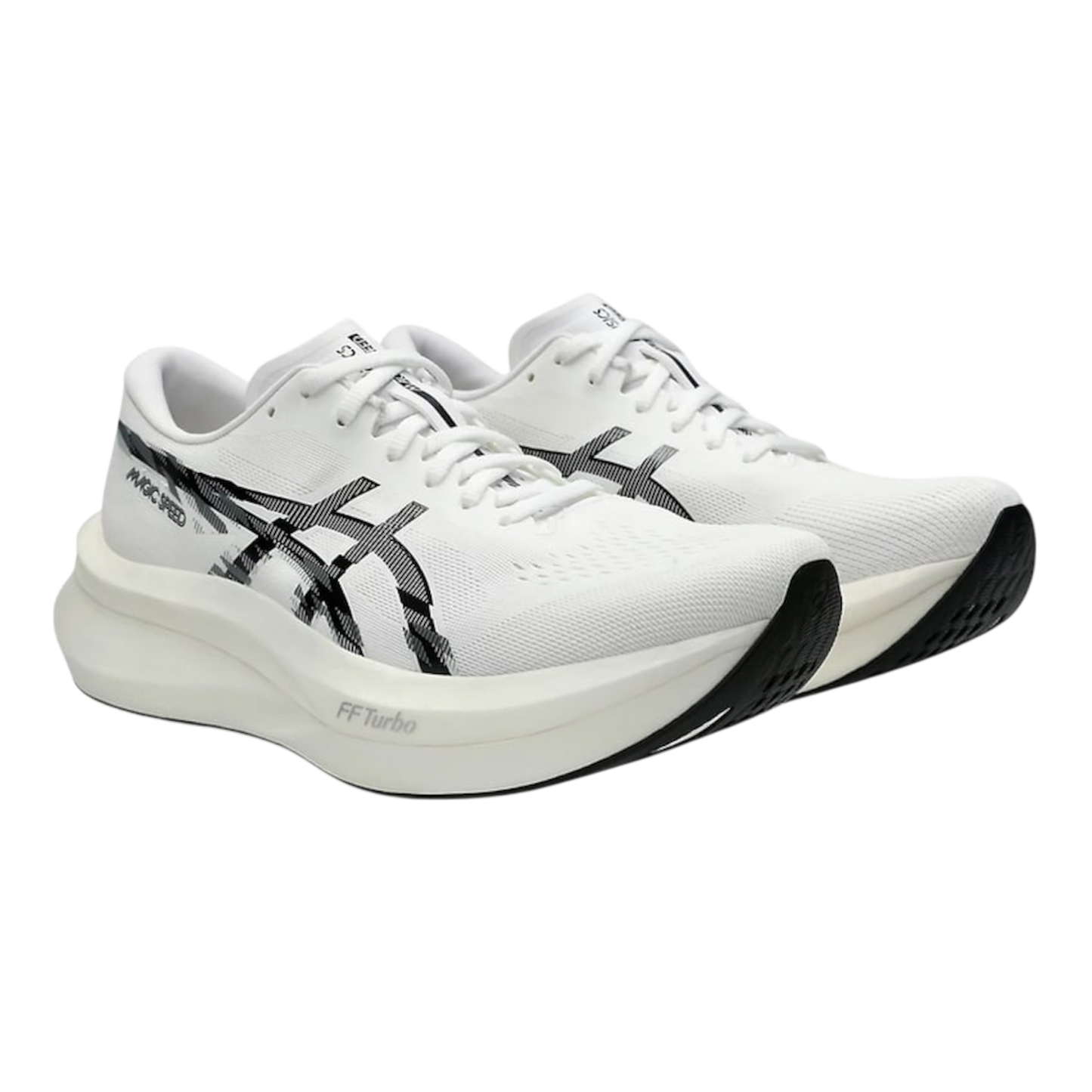 حذاء أسيكس ماجيك سبيد 4 "أبيض أسود"