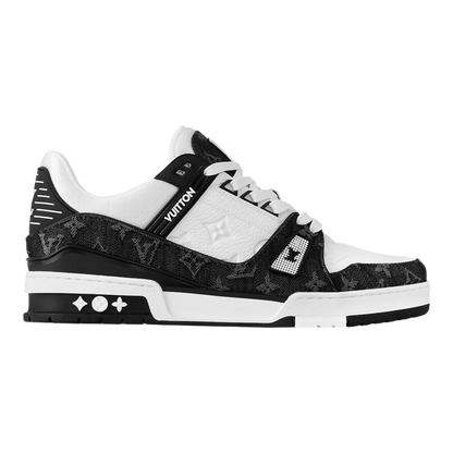 حذاء رياضي من لويس فويتون "دينيم نوار" أبيض/أسود