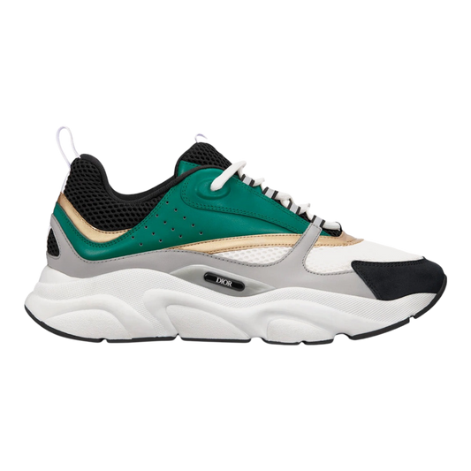 ديور B22 'أبيض أسود أخضر ذهبي'