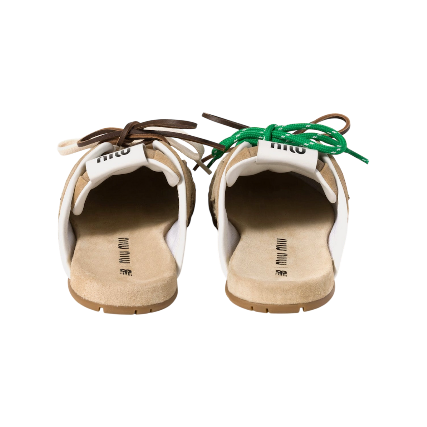 حذاء نيو بالانس X ميو ميو 530 SL من جلد الغزال الباهت بلون "إيكرو"