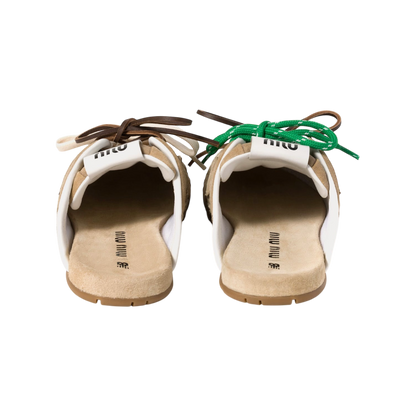 حذاء نيو بالانس X ميو ميو 530 SL من جلد الغزال الباهت بلون "إيكرو"