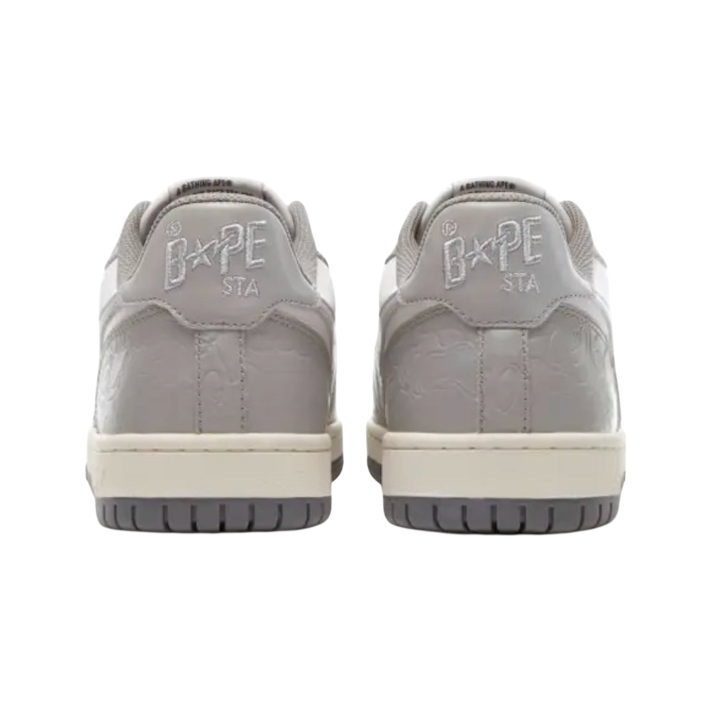 حذاء Bape Court Sta Low 'Grey'