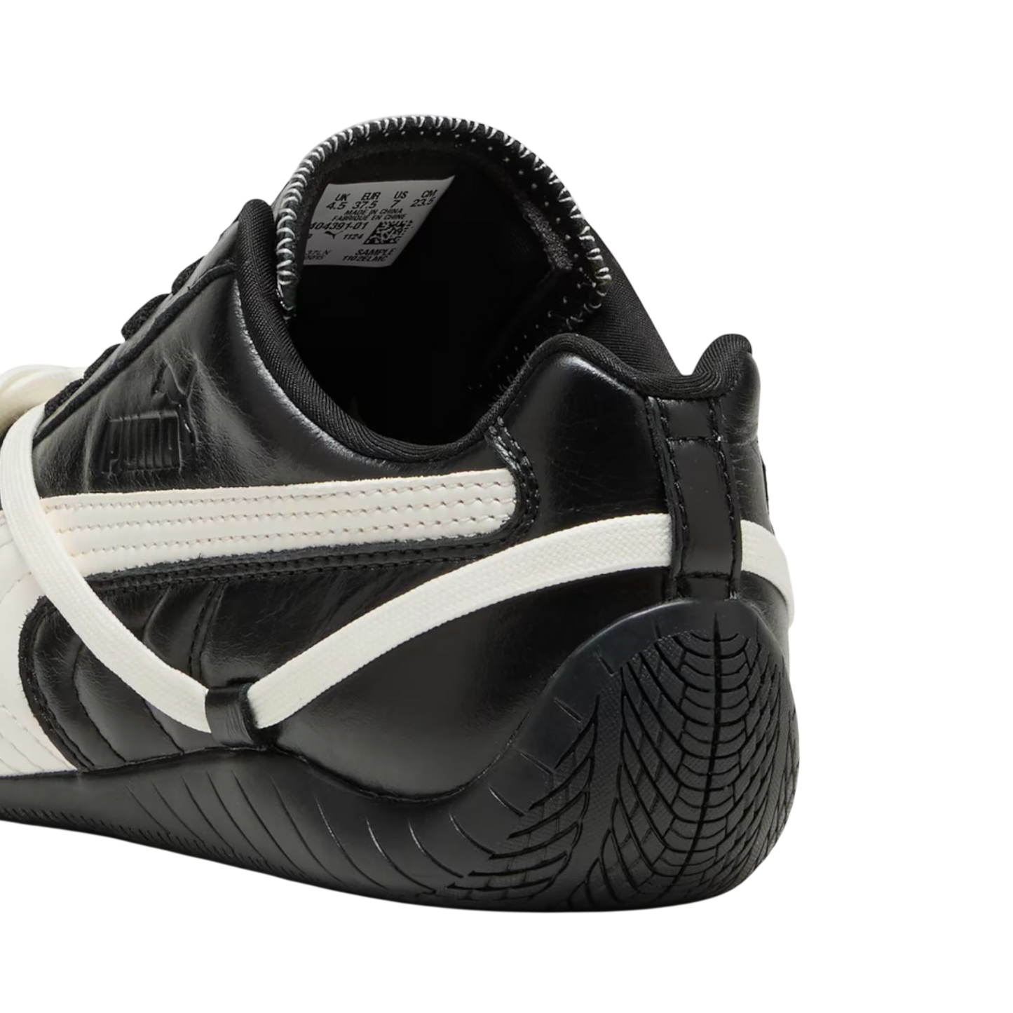 حذاء رياضي PUMA x ROSÉ Speedcat Lea باللونين الأسود والأبيض