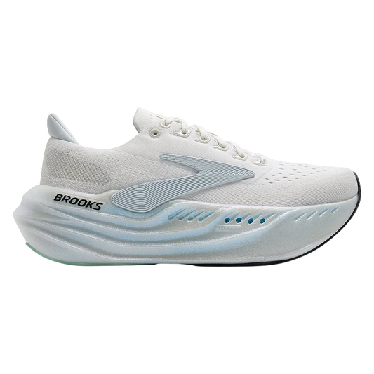 حذاء رياضي بروكس جليسرين ماكس "أبيض سماوي أزرق"