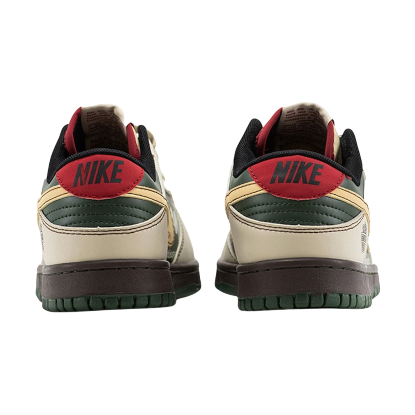 حذاء نايكي إس بي دانك لو بالتعاون مع ستوسي بي إم دبليو إم 3 بلون بيج أخضر ذهبي