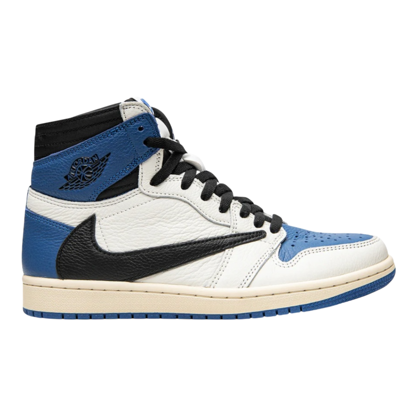 Jordan 1 High rétro OG SP Fragment x ترافيس سكوت "أزرق/أبيض"
