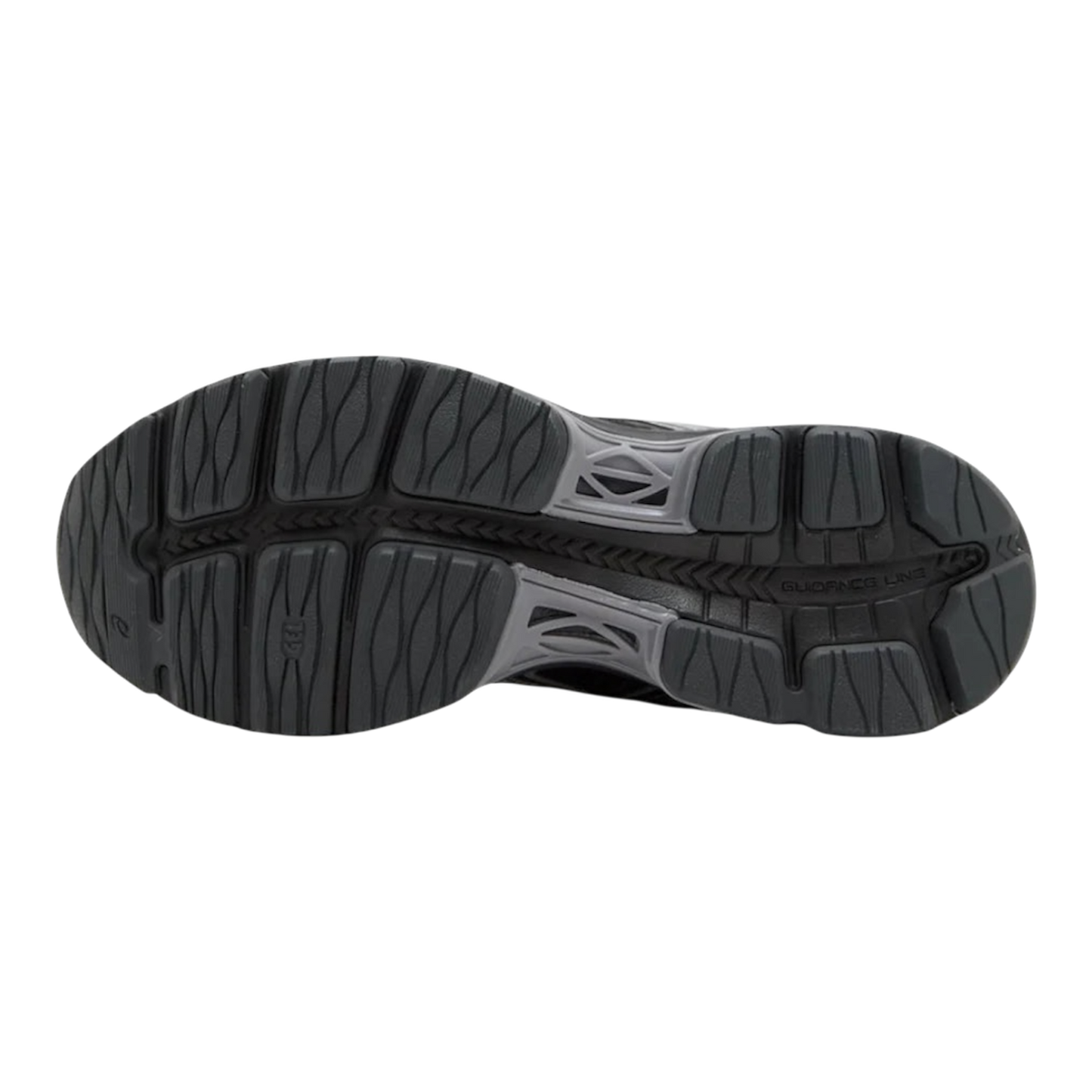 حذاء أسيكس جيل-سيكيران "أسود فضي نقي"