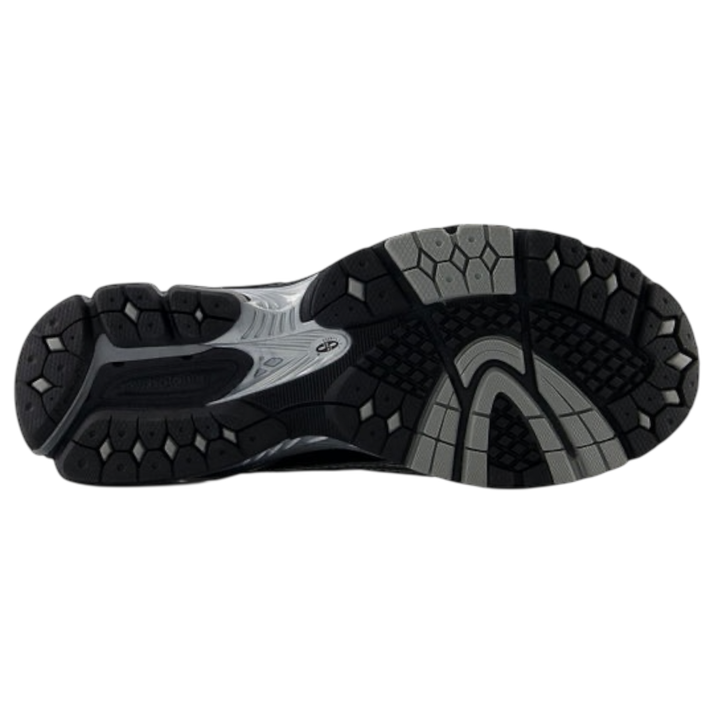 حذاء نيو بالانس 1906L بدون كعب، لون فضي معدني أسود