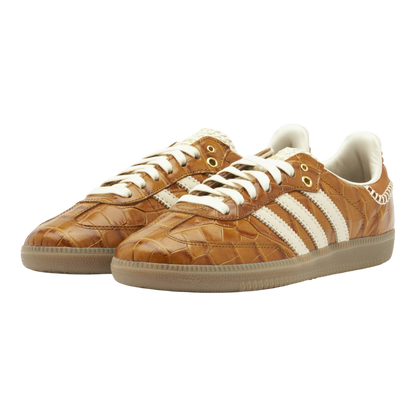 Wales Bonner x Adidas Samba OG 'Croc Night Brown'