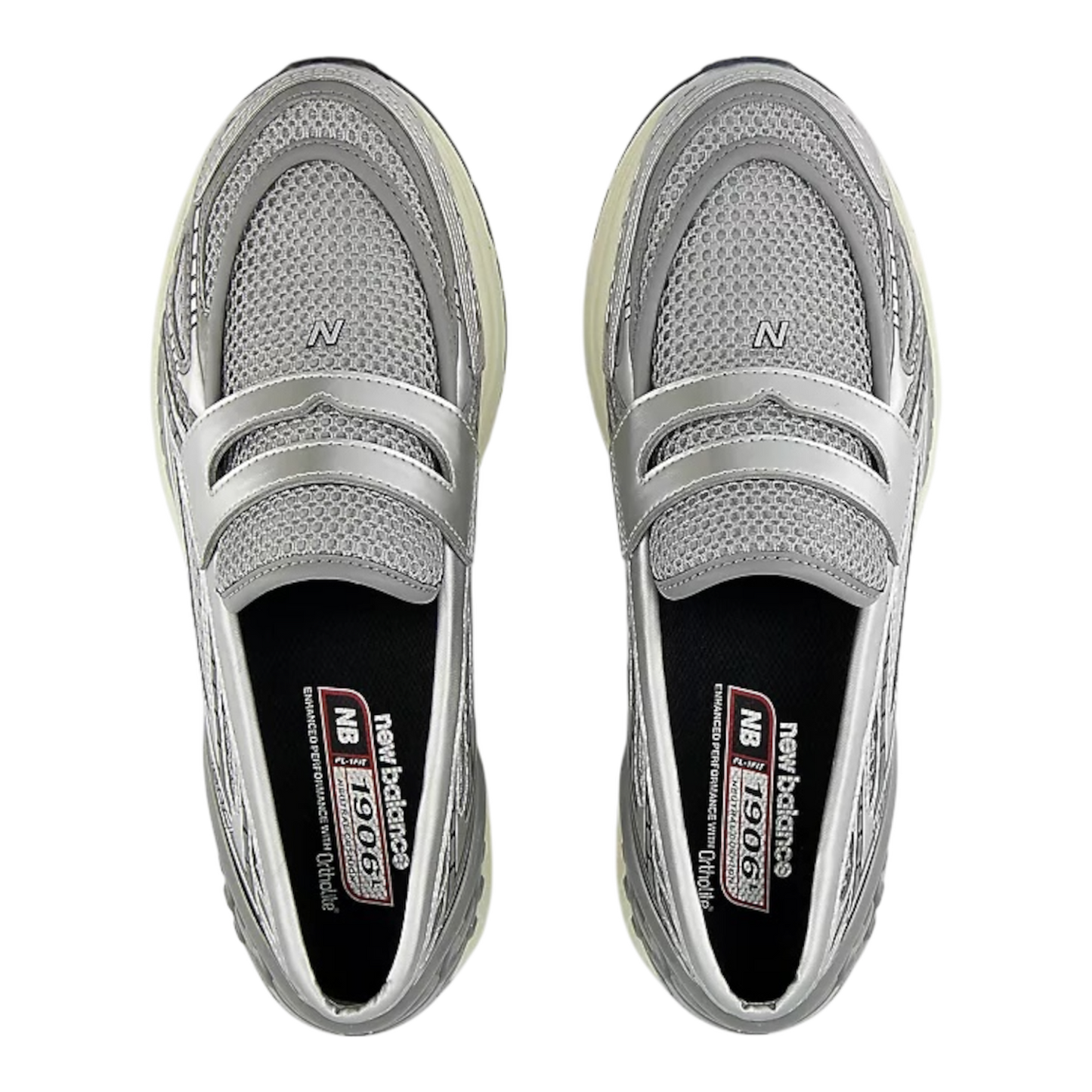 حذاء نيو بالانس 1906L بدون كعب "فضي/رمادي داكن/لون حمامة السلحفاة"
