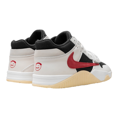 حذاء ترافيس سكوت x جوردان جامبمان جاك تي آر 'اللون الأحمر الجامعي'