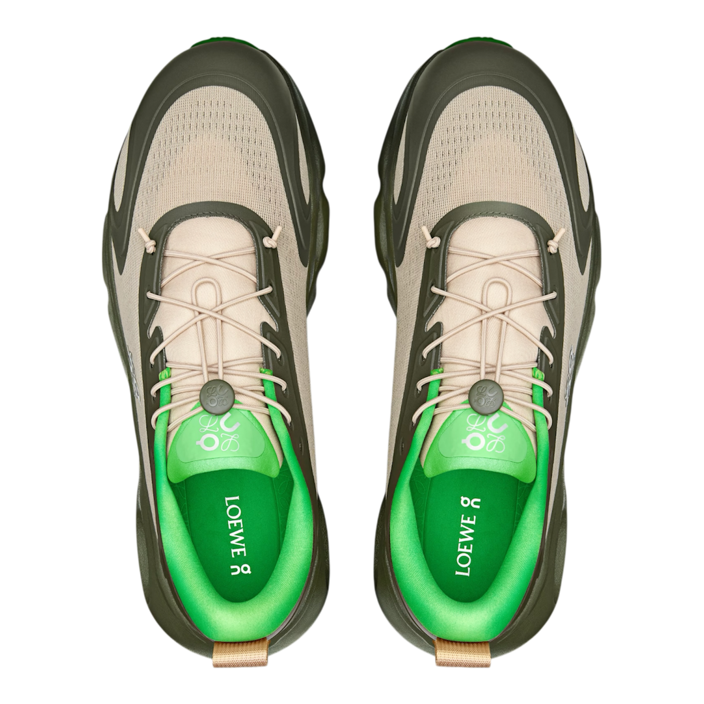 حذاء Cloudsolo x Loewe 'Khaki Green/Sand'
