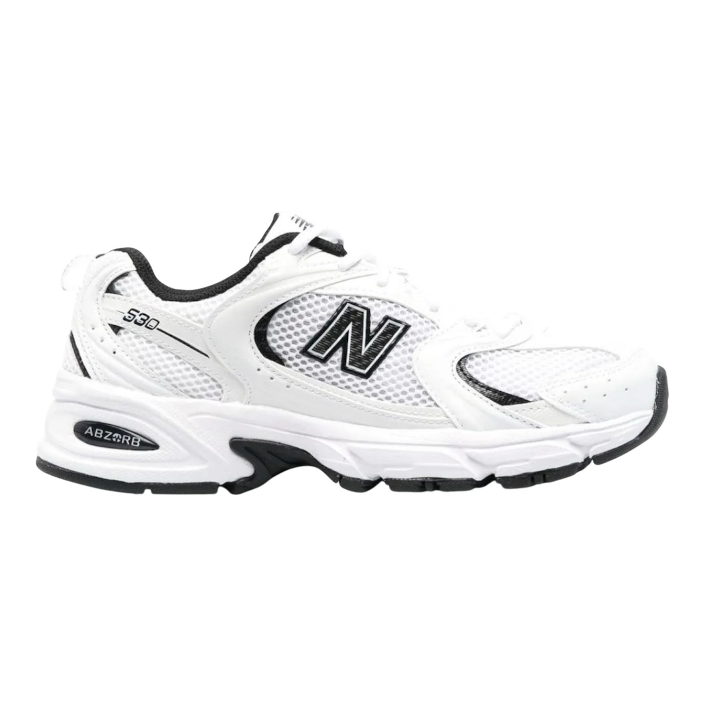 نيو بالانس 530 أبيض أسود
