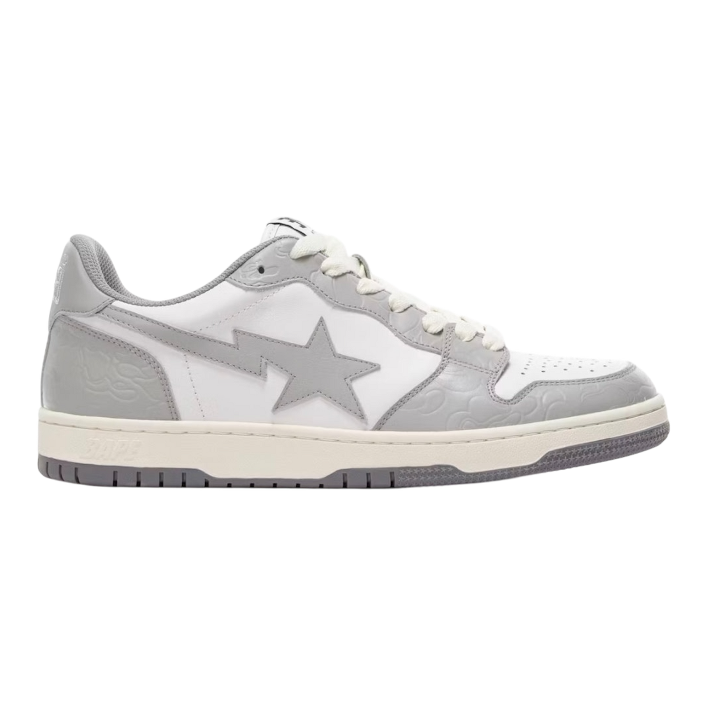 حذاء Bape Court Sta Low 'Grey'